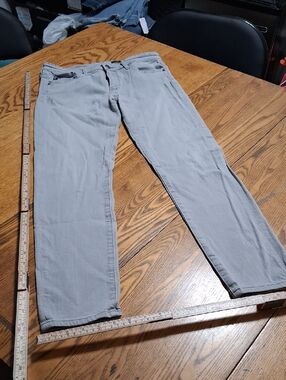AG ADRIANO GOLDSCHMIED JEANS  Womens 28 GRAY GREY STEVIE ANKLE Preowned  Used